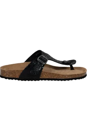 Geox Femme, Chaussures, Noir, Taille: 36 EU Sandales Élégantes à Enfiler