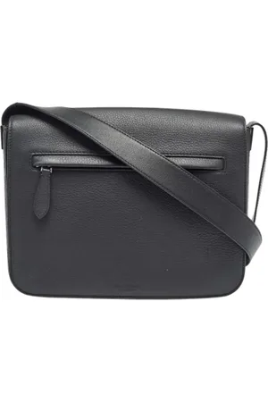 Burberry Homme, Pre-owned, Noir, Taille: ONE Size Pre-owned Cuir sacs-ports-paule