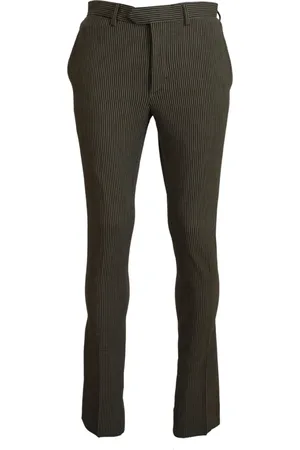 Bencivenga Homme, Pantalons, Vert, Taille: 2XL Pantalon Élégant en Coton Multicolore