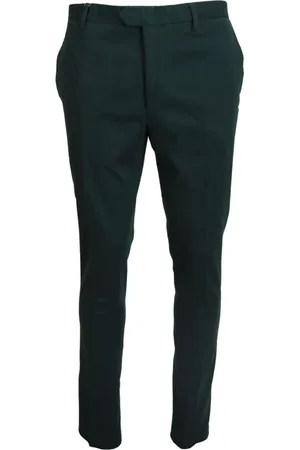Bencivenga Homme, Pantalons, Vert, Taille: S Pantalon Chino élégant vert foncé