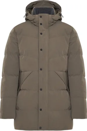 Paul & Shark Homme, Vestes, Vert, Taille: M Veste à Capuche en Nylon avec Poches