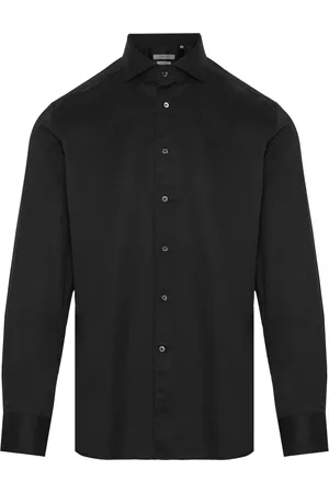 corneliani Homme, Chemises, Noir, Taille: L Chemise en Jersey Coton 100% Coton