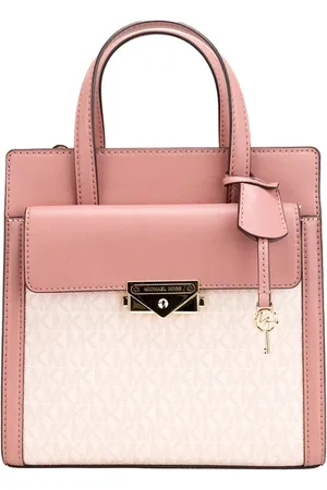 Michael Kors Femme, Sacs, Multicolore, Taille: ONE Size Cece Small Pink PVC Flap Tote