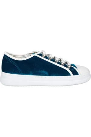 Geox Femme, Chaussures, Bleu, Taille: 38 EU Baskets Élégantes