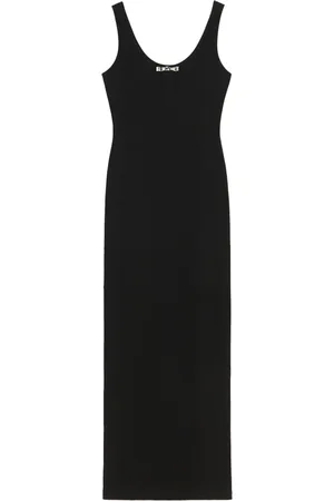 BLUMARINE Femme, Robes, Noir, Taille: 40 FR Robe Noire Côtelée