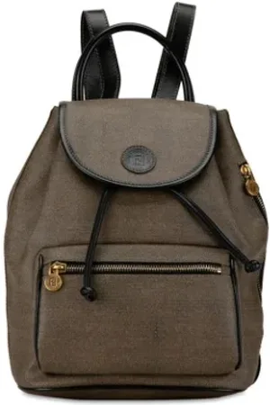 Fendi Femme, Pre-owned, Brun, Taille: ONE Size Pre-owned Plastique sacs-ports-paule