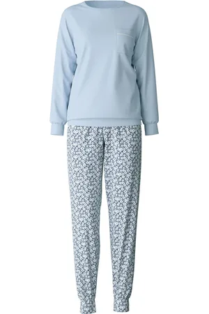 Calida Femme, Vêtements de nuit et de détente, Bleu, Taille: 38 FR Arctic Ice Sweet Dreams Pyjama