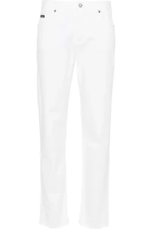 Dolce & Gabbana Femme, Jeans, Blanc, Taille: 36 FR Jeans Mode Denim