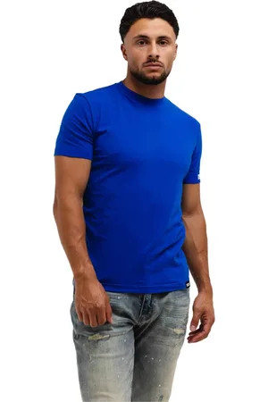 Dsquared2 Homme, Tops, Bleu, Taille: M T-shirt Col Rond Bleu Homme
