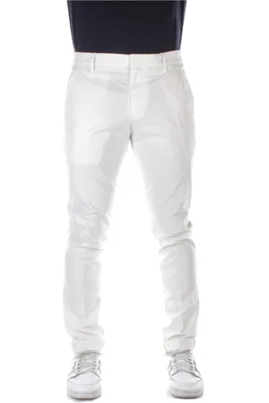 Dondup Homme, Pantalons, , Taille: W31 Pantalon Crème avec Poches Logo