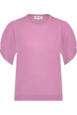 Fabienne Chapot Femme, Blouses et Chemises, Rose, Taille: 38 FR Molly Twist Pullover Manches Courtes