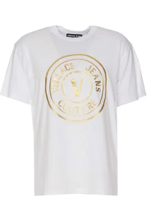 VERSACE Homme, Tops, Blanc, Taille: XL T-shirts et Polos à la mode