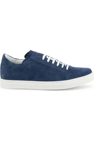Duca Di Morrone Homme, Chaussures, Bleu, Taille: 46 EU Baskets en Daim Italien pour Printemps/Été