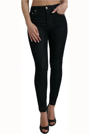 Dolce & Gabbana Femme, Jeans, Bleu, Taille: 36 FR Jean Skinny Denim Bleu Foncé