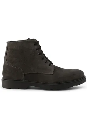 Duca Di Morrone Homme, Chaussures, Gris, Taille: 43 EU Bottines Homme en Daim Gris