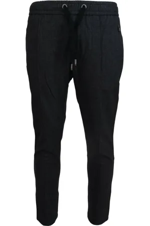 Dolce & Gabbana Homme, Pantalons, Gris, Taille: S Joggers en coton gris lgants