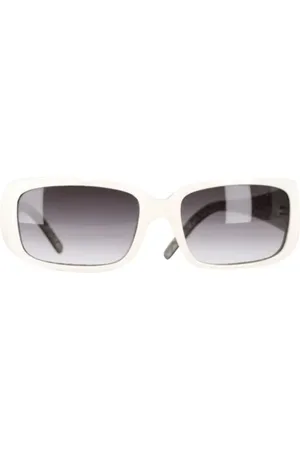 Fendi Femme, Pre-owned, Blanc, Taille: ONE Size Pre-owned Acetate lunettes-de-soleil