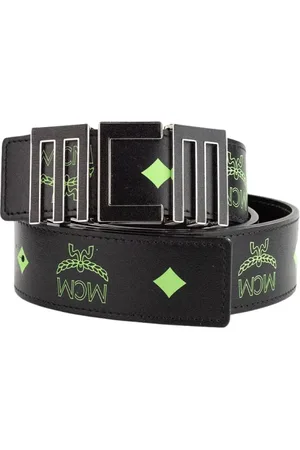 MCM Homme, Accessoires, Multicolore, Taille: ONE Size Ceinture Boucle Logo Vert t