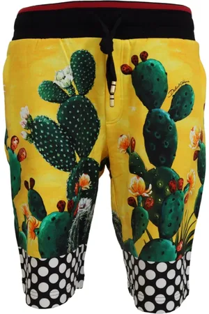 Dolce & Gabbana Homme, Shorts, Multicolore, Taille: S Shorts de sport imprims cactus multicolores
