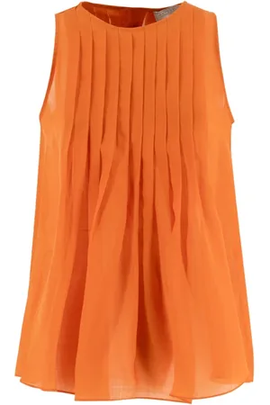 ANTONELLI Femme, Tops, , Taille: 38 FR Haut élégant plissé à col rond