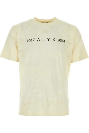 1017 ALYX 9SM Homme, Tops, Jaune, Taille: M T-shirt en coton crème