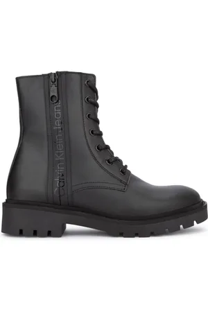 Calvin Klein Femme, Chaussures, Noir, Taille: 36 EU Bottes Élégantes pour un Look Tendance