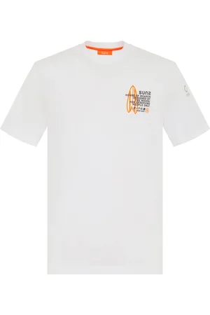 sunseeker Homme, Tops, Blanc, Taille: M Tee-shirt Décontracté en Coton
