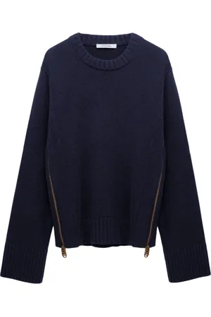 Dorothee Schumacher Femme, Pulls, Bleu, Taille: 38 FR Pull Chic avec Style Moderne