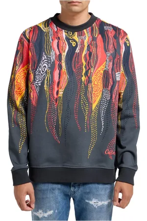 Carlo Colucci Homme, Sweatshirts et sweats à capuche, Multicolore, Taille: S Pull Homme Gris Foncé