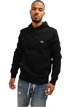 Lacoste Homme, Sweatshirts et sweats à capuche, Noir, Taille: L Sweat à capuche basique Homme Noir
