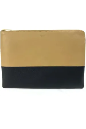 Céline Femme, Pre-owned, Brun, Taille: ONE Size Pre-owned Cuir pochettes-minaudieres