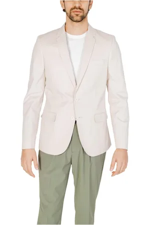 Antony Morato Homme, Vestes, , Taille: S Blazer Blanc Manches Longues Col Revers