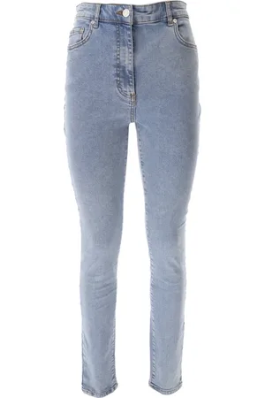 Moschino Femme, Jeans, Bleu, Taille: W28 Jean Classique en Coton Stretch Bleu