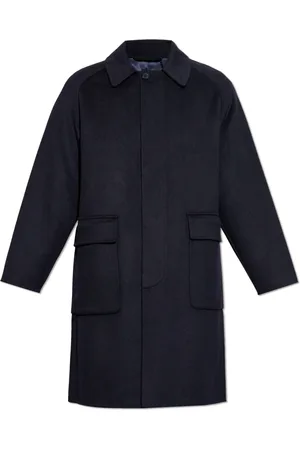 OFFICINE GENERALE Homme, Manteaux, Bleu, Taille: S Manteau en laine