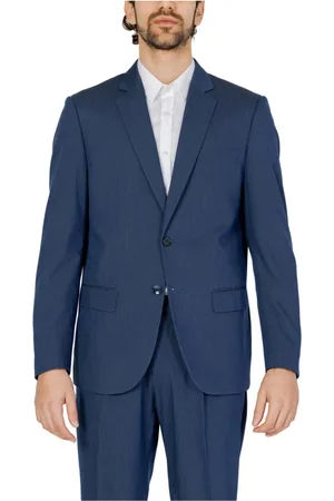 Antony Morato Homme, Costumes, Bleu, Taille: S Blazer Bleu Boutonné pour Homme