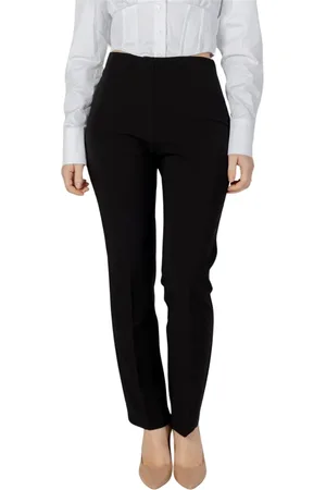SANDRO FERRONE Femme, Pantalons, Noir, Taille: 40 FR Pantalon noir à fermeture éclair