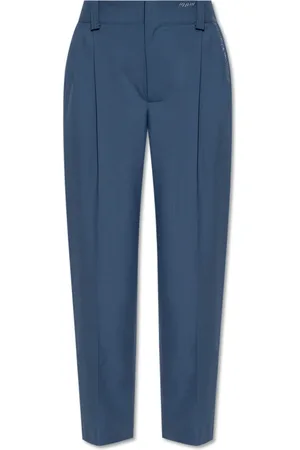 Marni Femme, Pantalons, Bleu, Taille: 38 FR Pantalon Plissé