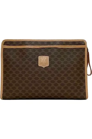 Céline Femme, Pre-owned, Brun, Taille: ONE Size Pre-owned Toile pochettes-minaudieres