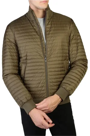 Geox Homme, Vestes, Vert, Taille: XL Bomber Homme avec Fermeture Éclair