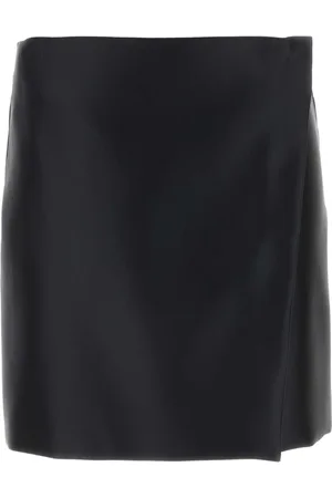 Serafini Femme, Jupes, Noir, Taille: 38 FR Mini-jupe en satin