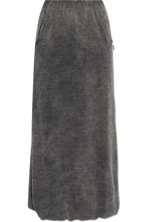 Diesel Femme, Jupes, Gris, Taille: 38 FR Jupe en coton O-Tulip