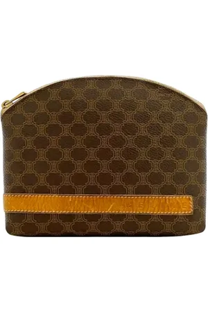 Céline Femme, Pre-owned, Brun, Taille: ONE Size Pre-owned Toile pochettes-minaudieres