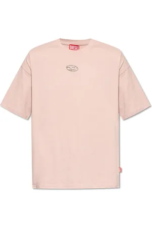 Diesel Homme, Tops, Rose, Taille: XL T-Shirt avec Logo T-Boxt-S5