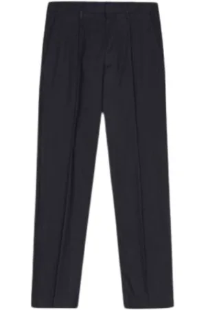 NN.07 Homme, Pantalons, Bleu, Taille: W32 Pantalon léger en mélange de coton coupe droite