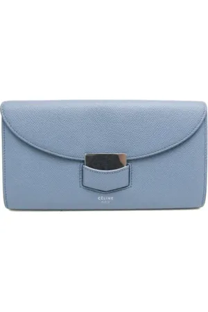 Céline Femme, Pre-owned, Bleu, Taille: ONE Size Pre-owned Cuir petite-maroquinerie