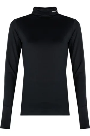 Champion Femme, Tops, Noir, Taille: 38 FR Haut Élégant Ajusté