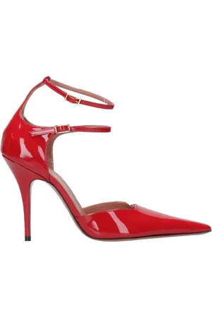 Aldo Femme, Chaussures, Rouge, Taille: 39 EU Talons Aiguilles en Cuir Verni Rouge