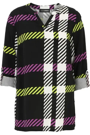 DORIS S Femme, Blouses et Chemises, Multicolore, Taille: 42 FR Chemisier Décontracté à Carreaux