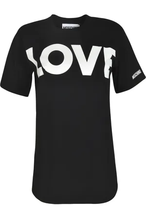 Moschino Femme, Tops, Noir, Taille: 38 FR T-shirts et Polos élégants