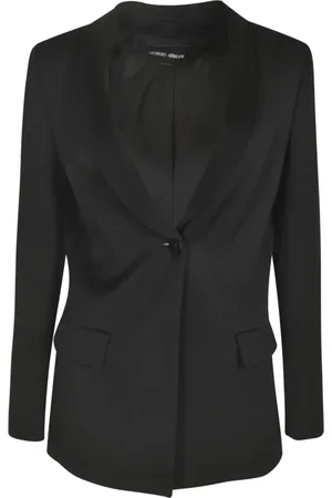 Giorgio Armani Femme, Vestes, Noir, Taille: 38 FR Vestes Élégantes pour Hommes